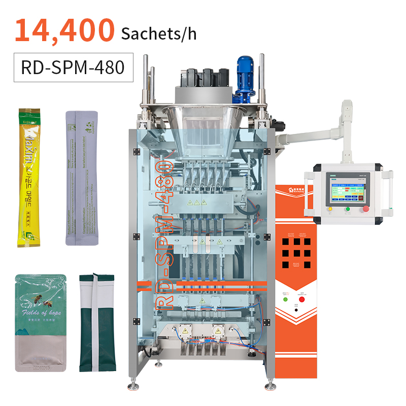 Automatic Multi-lane Vertical Fill Seal Packaging Machine for Powder and Granules