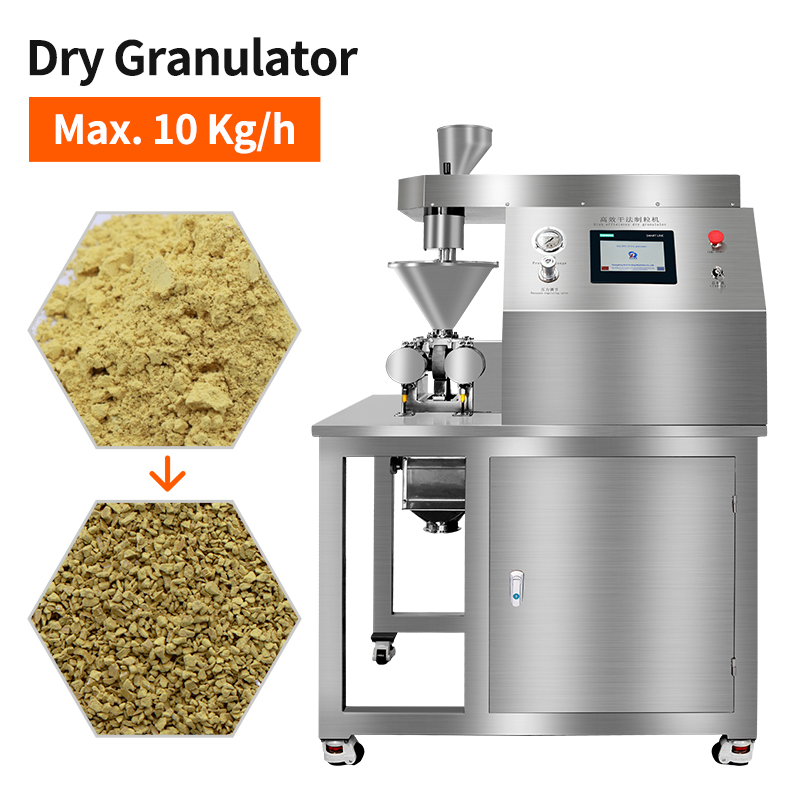 High Efficiency Dry Granulation Machinery Double Roller Extrusion Granulator