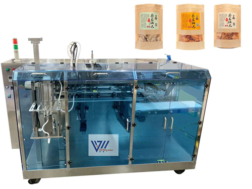 Premade pouch horizontal feeding packing machine