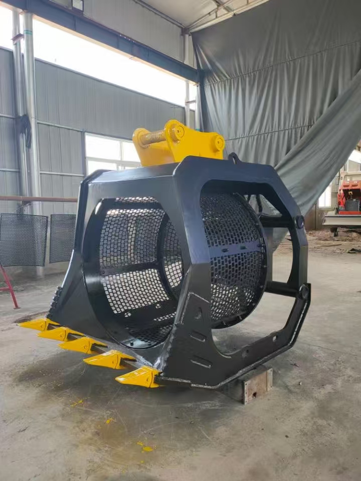 Screen Bucket for Sorting Natural Materials
