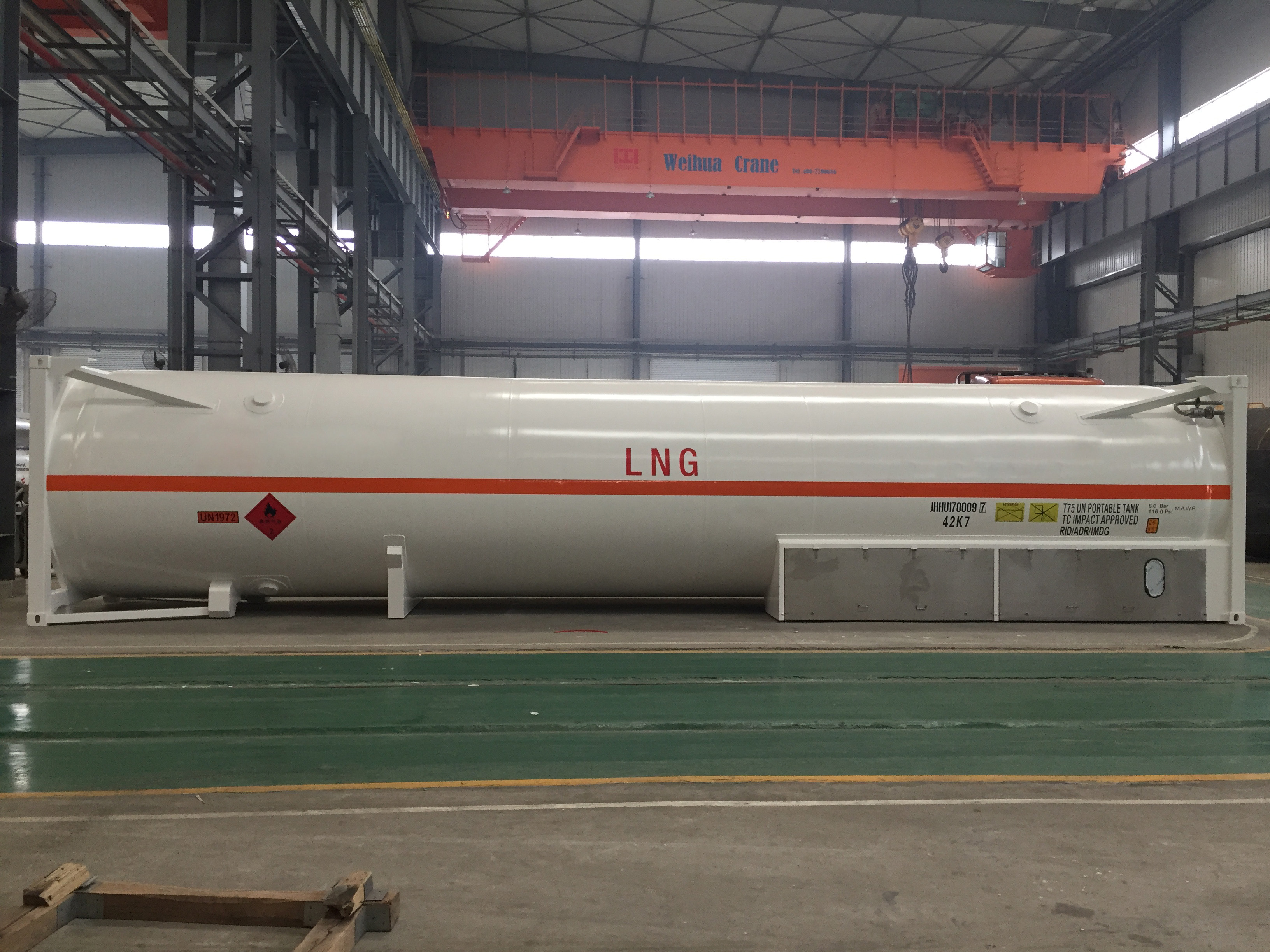 40FT T75 LNG ISO Tank Container