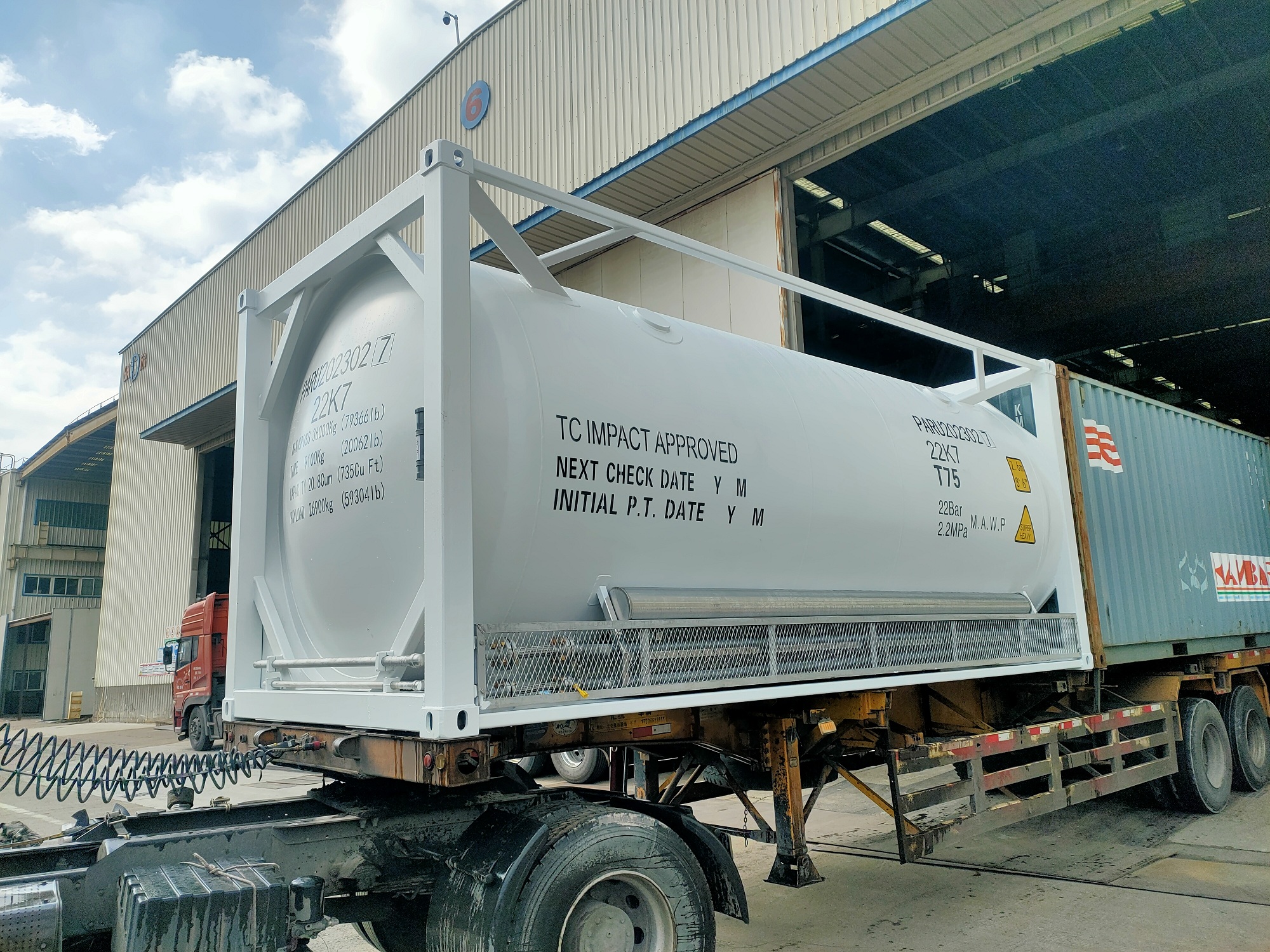 T75 ISO Tank Container for Cryogenic Liquids