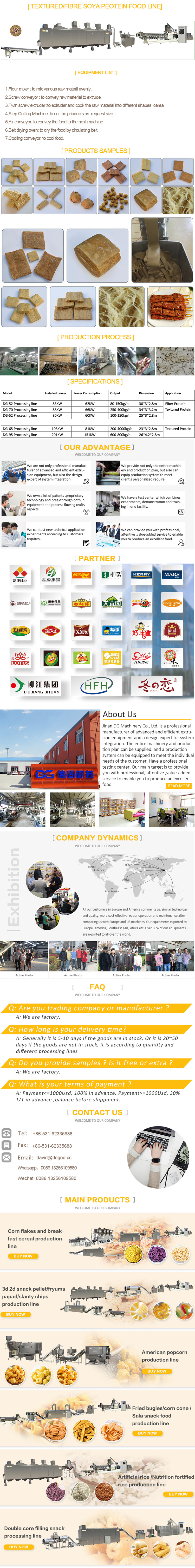 Textured Soy Protein (TSP) Production Line