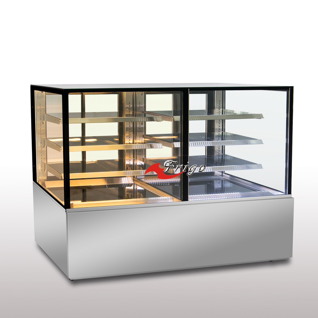 Cold and Warm Showcase with Dismountable Stainless Steel Panels