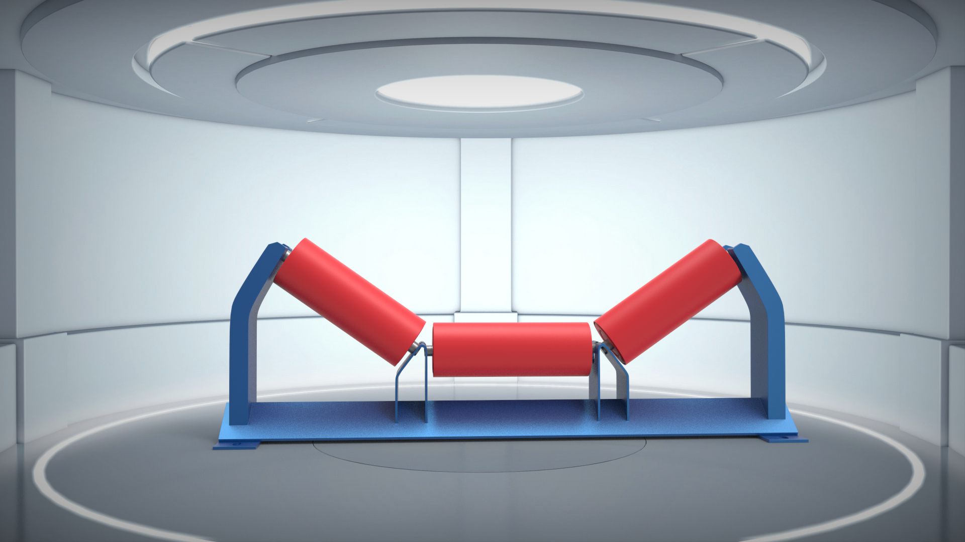 Industrial Gravity Steel Roller for Ports, Mines, and Plants