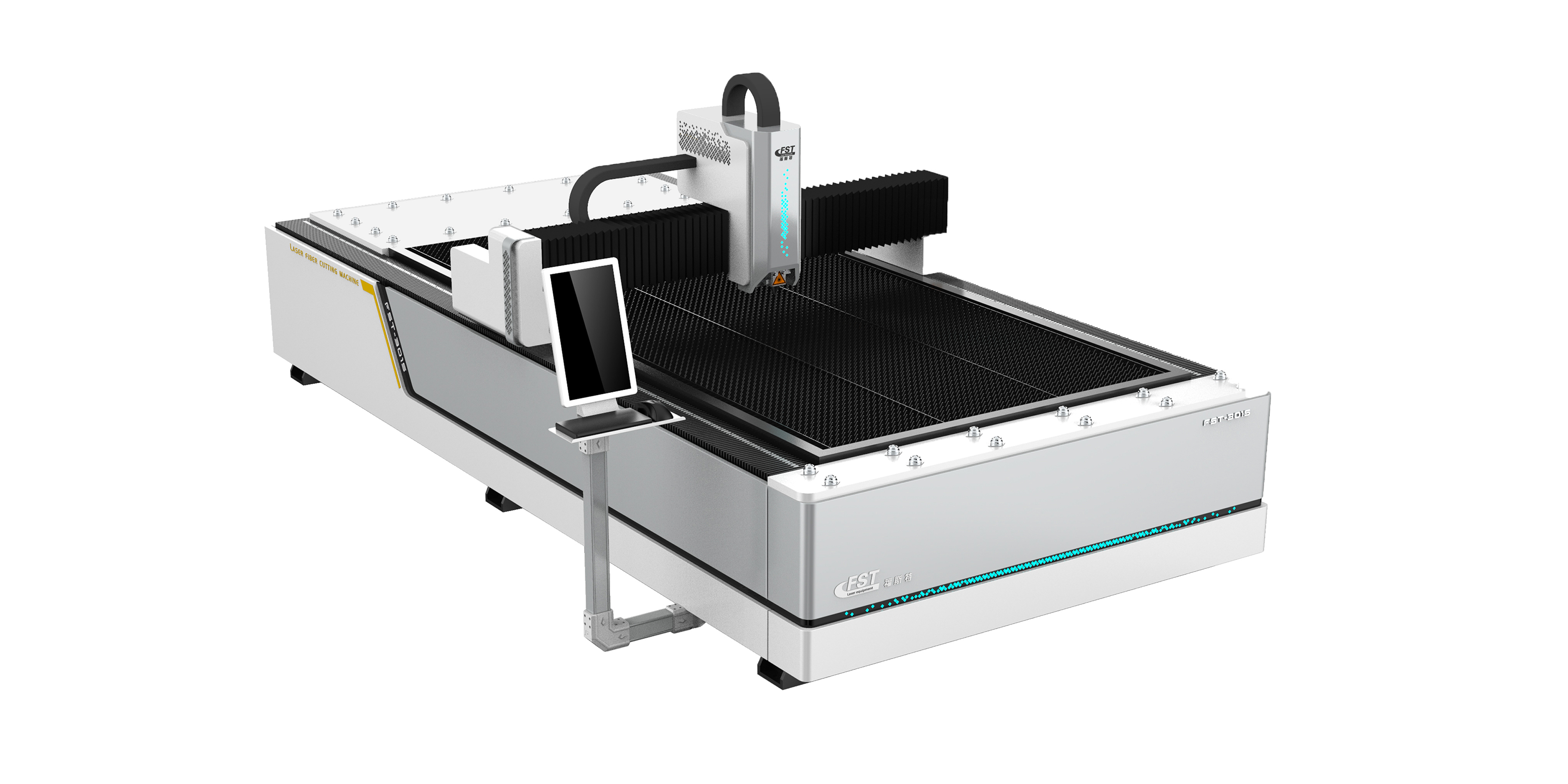 Fiber laser cutting machine for metal