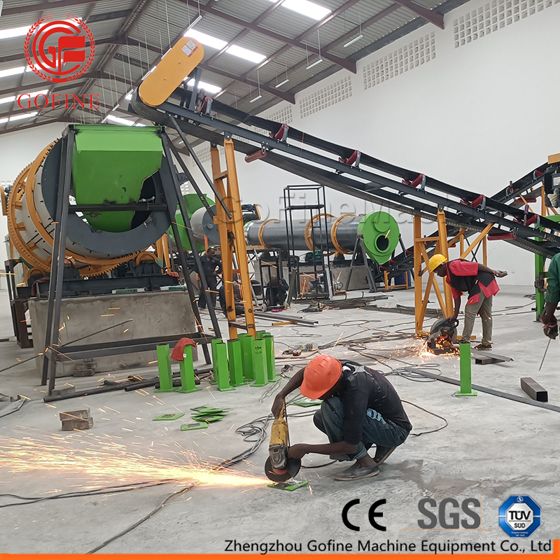 Gofine Wet Type Mixing Pellet Mill Production Line for Sugar Residue Organic Waste