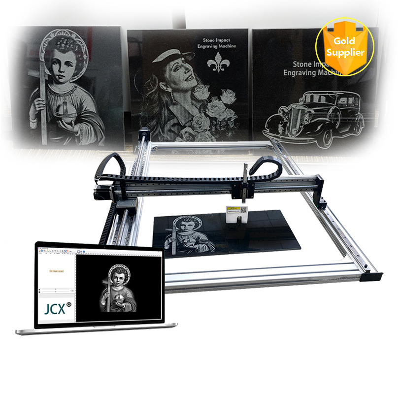Stone Impact Engraving Machine for Tombstones