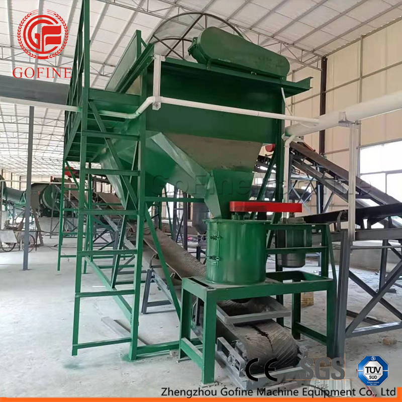 Gofine Pan Type Granulator Production Line for Organic Waste Fertilizer
