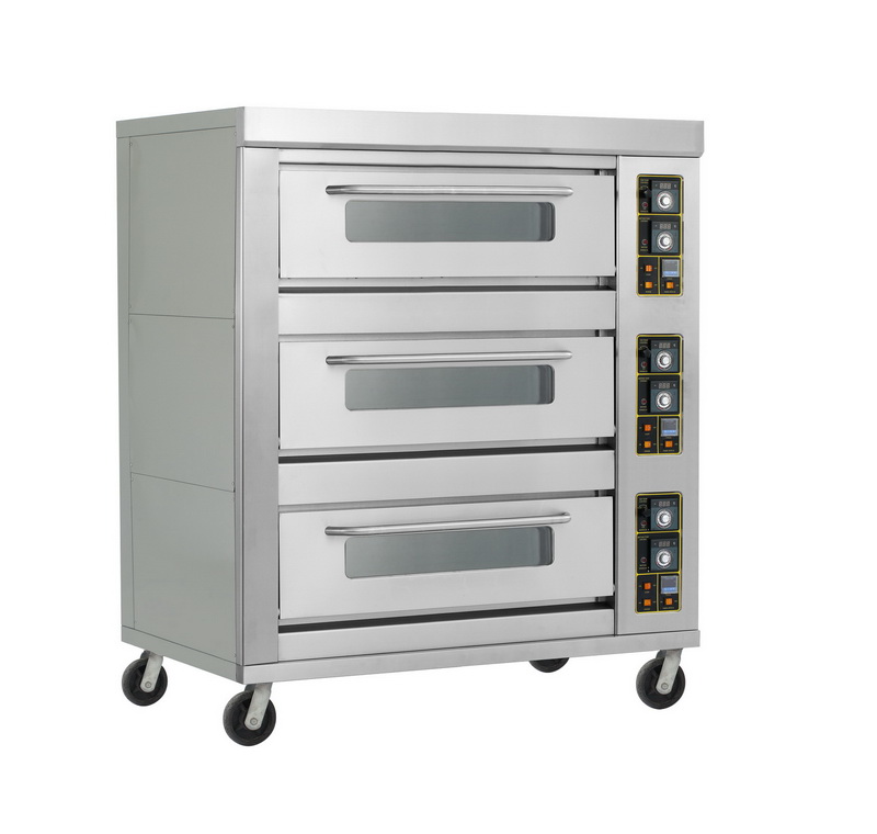 Digital Gas Oven with Temperature and Timer Control