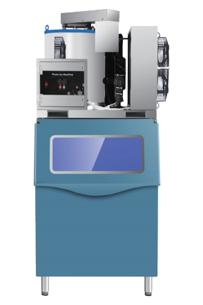 Flake Ice Maker with Large Capacity Ice Storage and Water Shortage Alarm