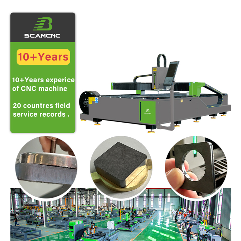 BCAMCNC Fiber Laser Cutting Machine for Metal Sheet and Tube