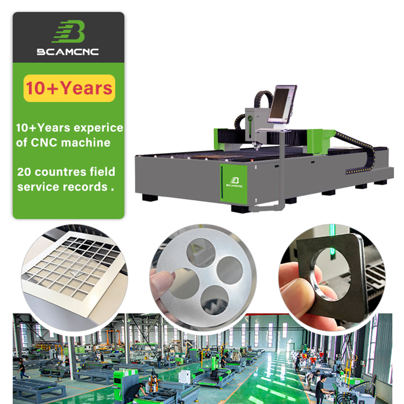 BCAMCNC 1325 Sheet Fiber Laser Cutting Machine for Stainless Steel and Carbon Plate