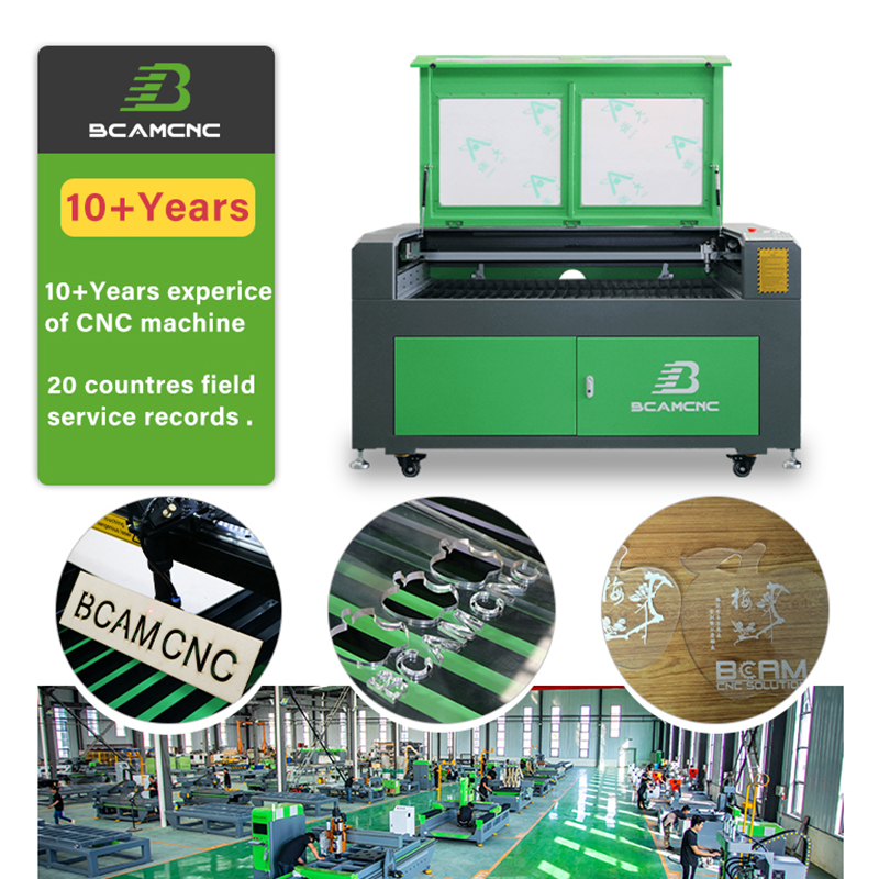 BCAMCNC CO2 Laser Engraving and Cutting Machine for Acrylic, Metal, Wood, Glass