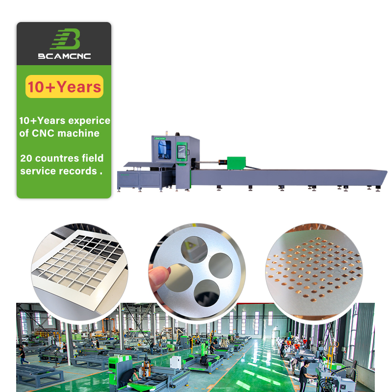 BCAMCNC Fiber Laser Cutting Machine for Metal Pipe and Sheet