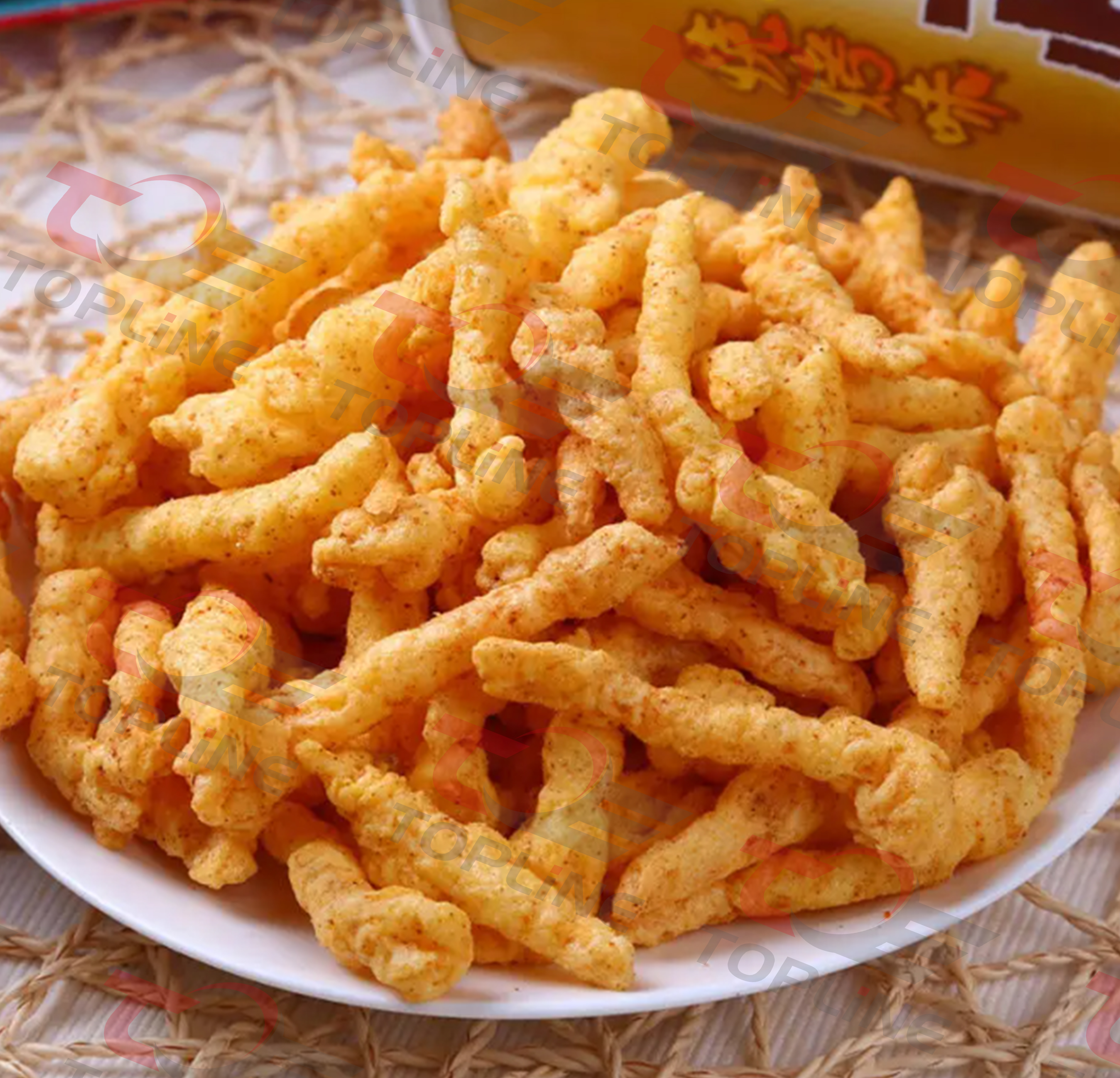 Fully Automatic Corn Puffs Snack Food Extruder