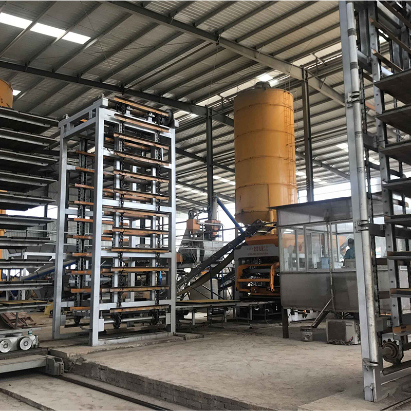 Fully-Automatic Block Production Line for Concrete and Fly Ash Blocks
