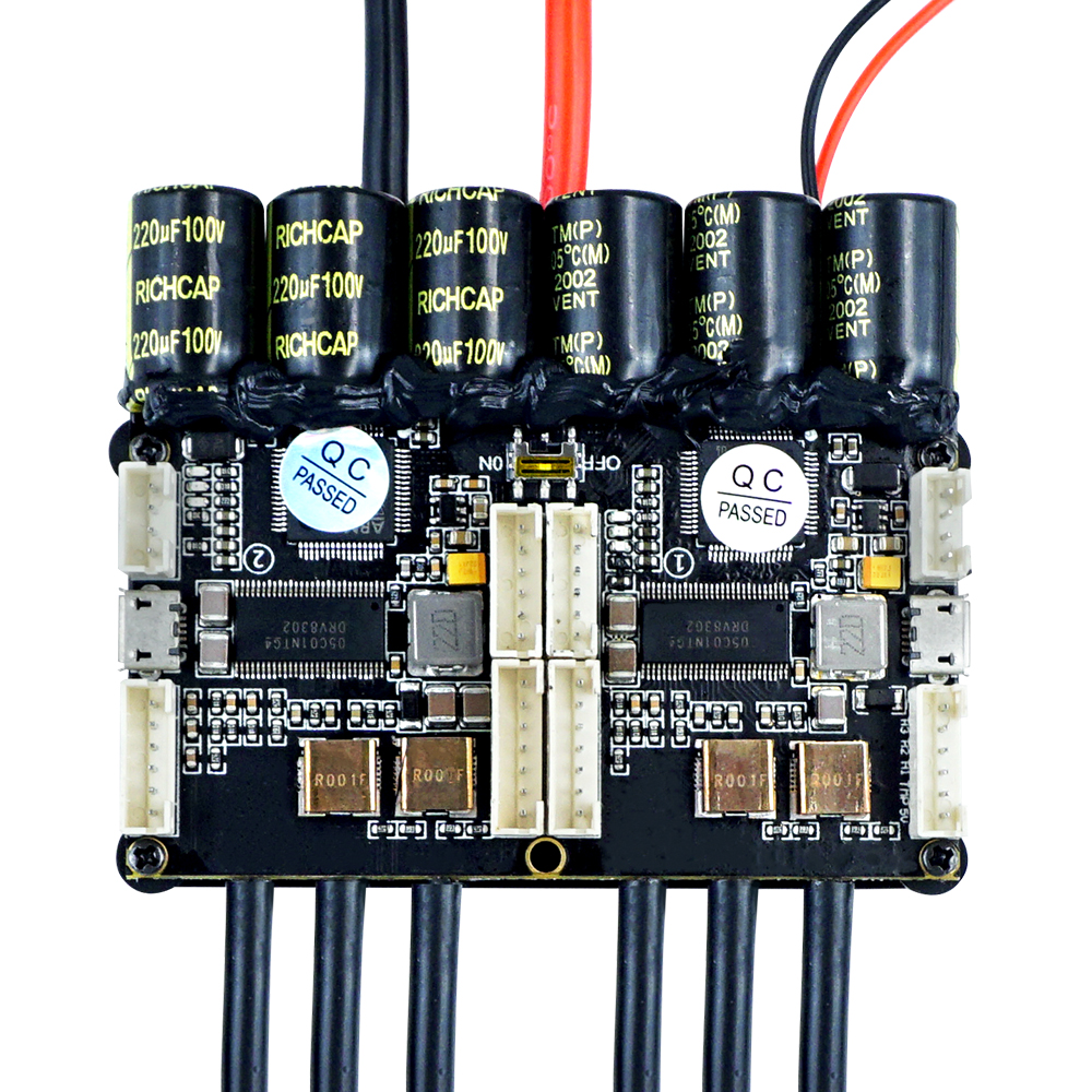 280A Switch / Remote Controller / Dual ESC 4.2 / 6354 Motors DIY Electric Skateboard Kit