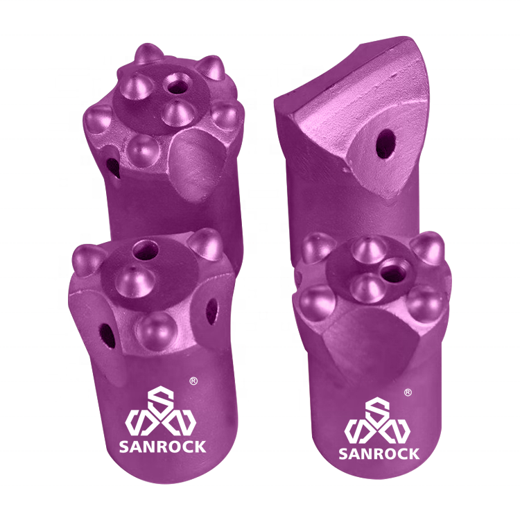 32mm-36mm Tapered Rock Drill Bit with 7 Buttons for Jack Hammer