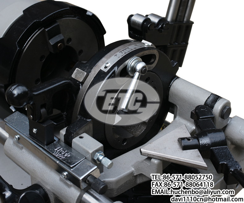 Pipe Threading Machine with High-Speed Gearbox