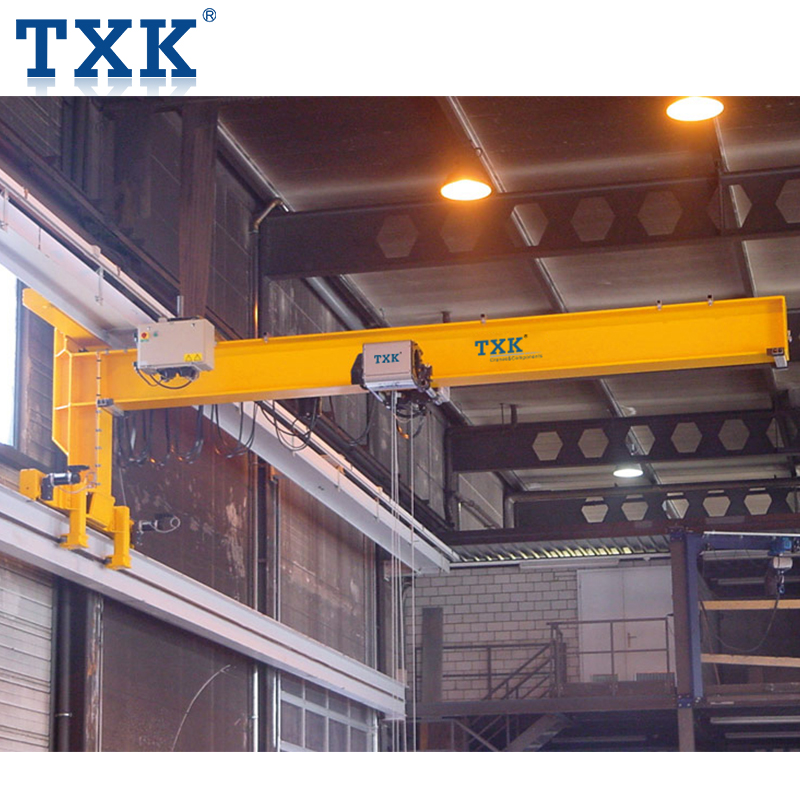Fixed Column Slewing Manual Rotate 5 Ton Jib Crane