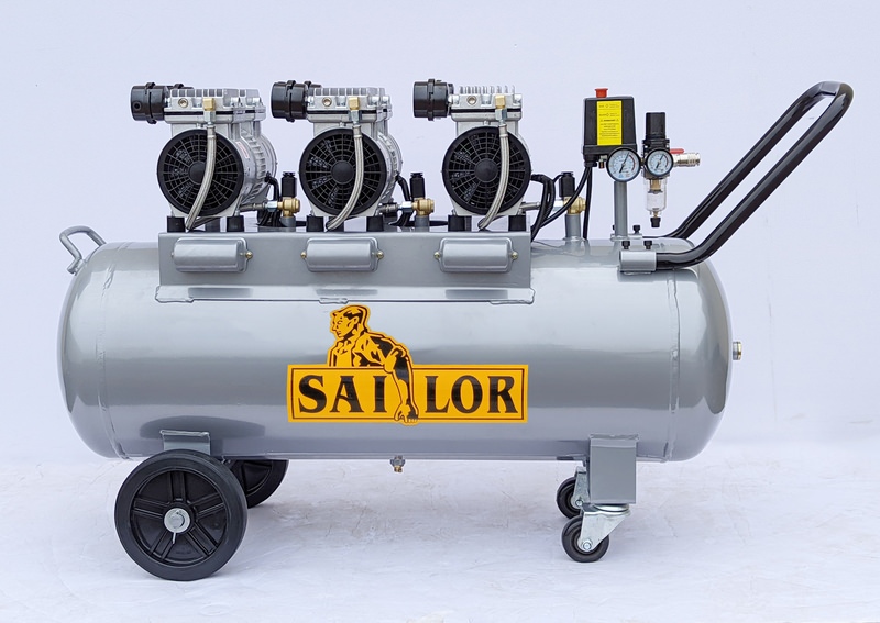 3.0HP 100L Professional Oil-Free Direct Drive Air Compressor