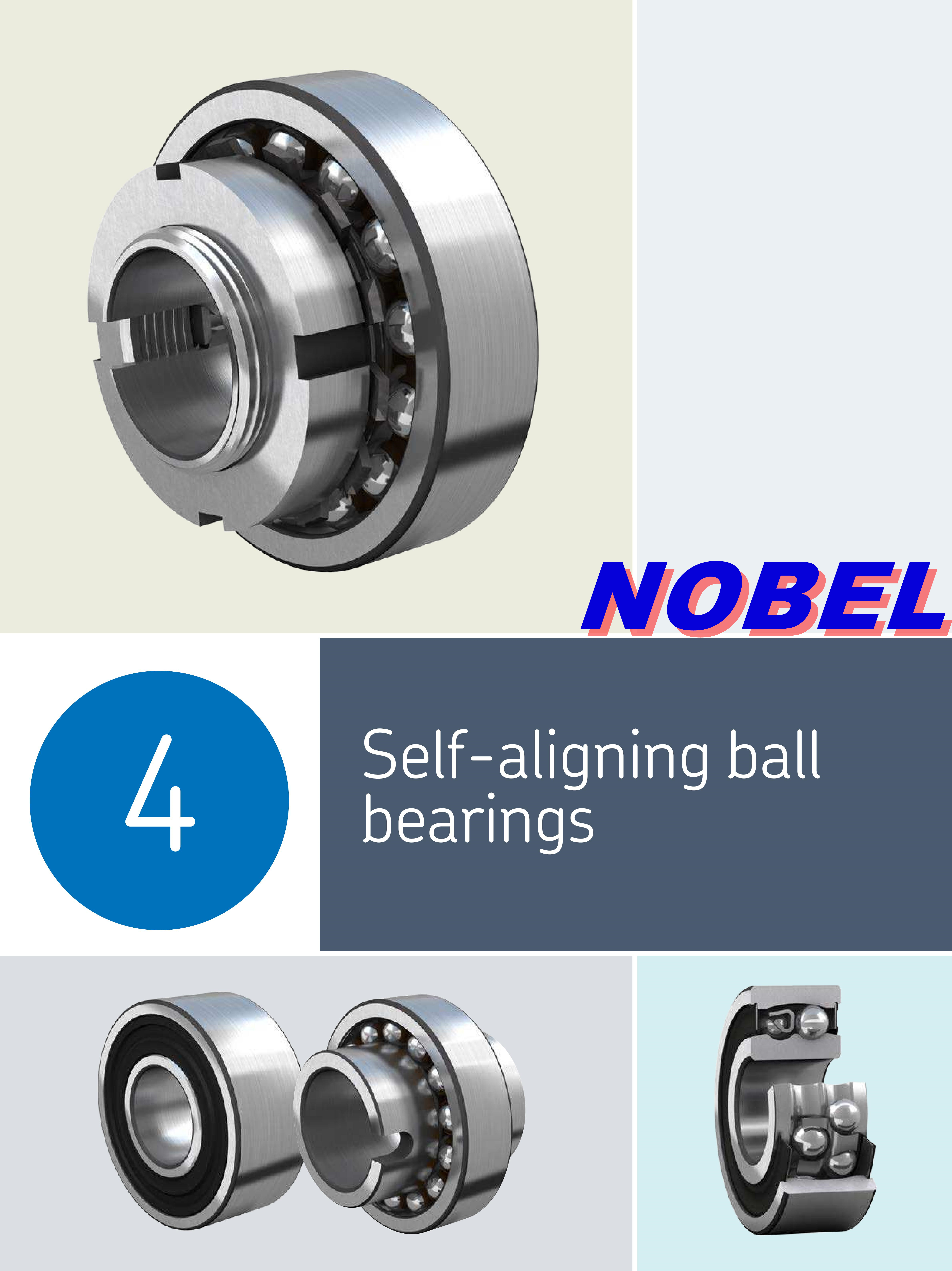 Self-aligning ball bearings
