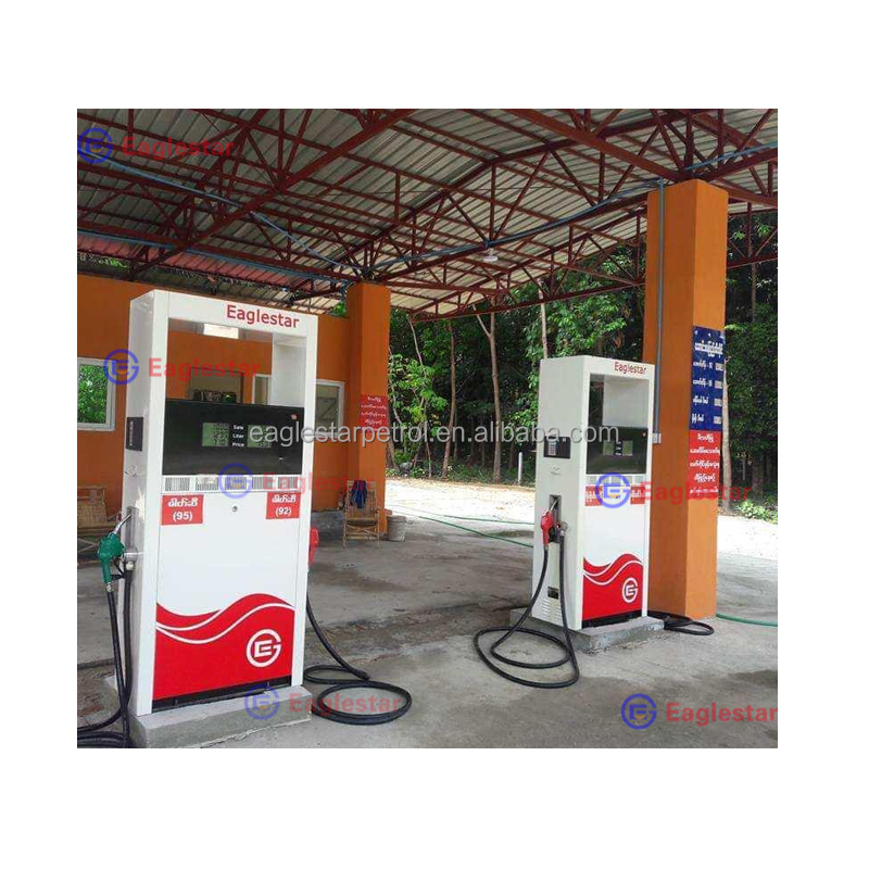 EG3 Fuel Dispenser with Gear Pump, RS485/Current Loop POS Communication, and LCD Display