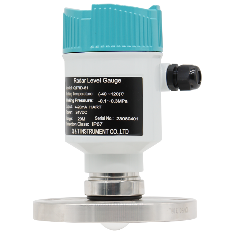 High Precision 80GHz Radar Level Transmitter Sensor for Silos