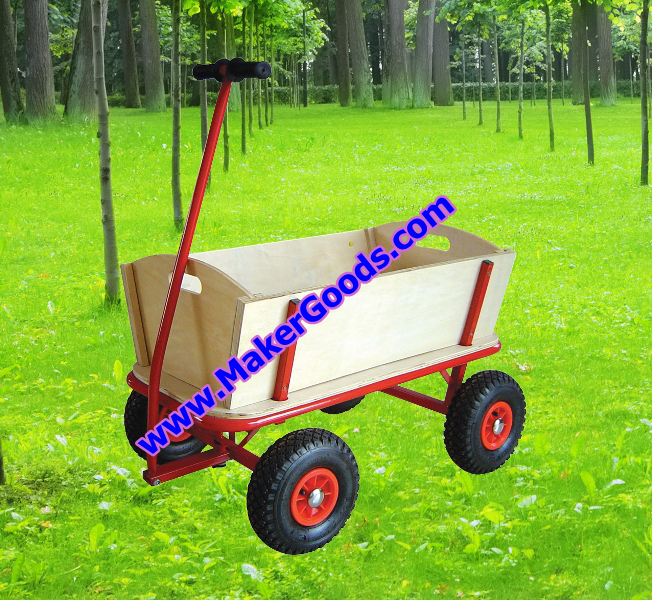 Folding Garden Tool Cart Trailer