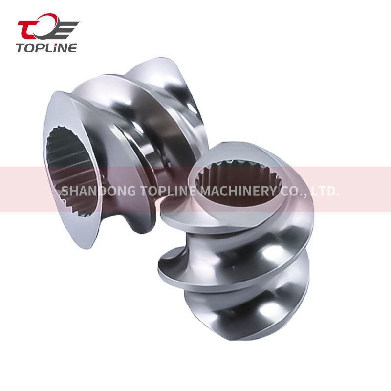 Custom Bimetallic Extruder Parts for Twin Screw Extruders