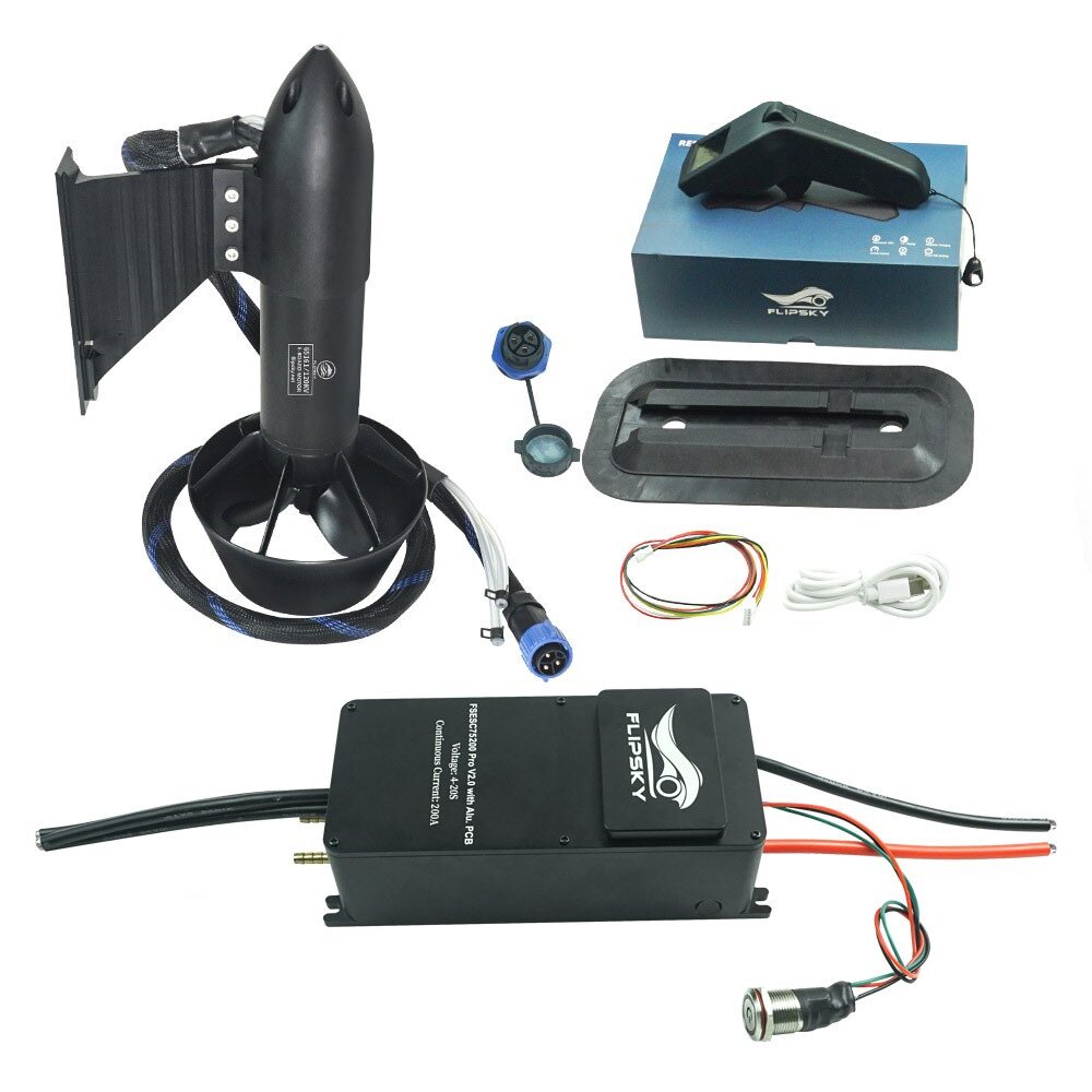 Flipsky 65161 6000W Waterproof Underwater Brushless Motor for Electric Boats