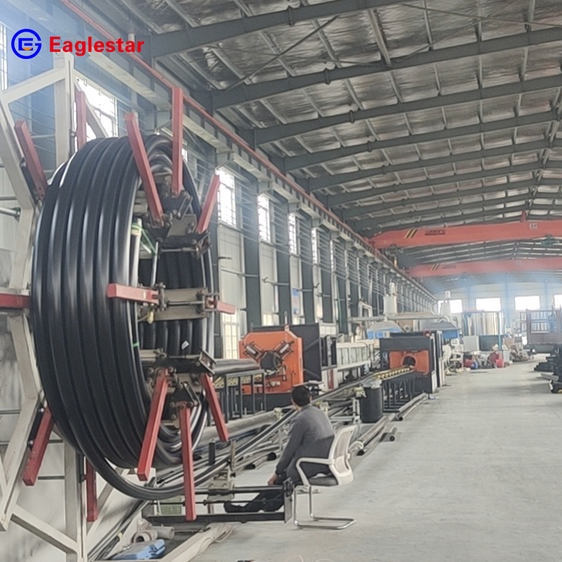 Single and Double Layer PE Pipeline for Fuel Stations