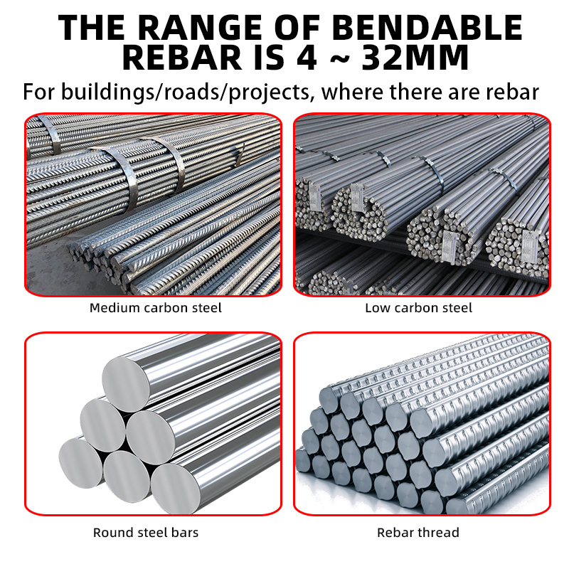 Portable rebar bending machine