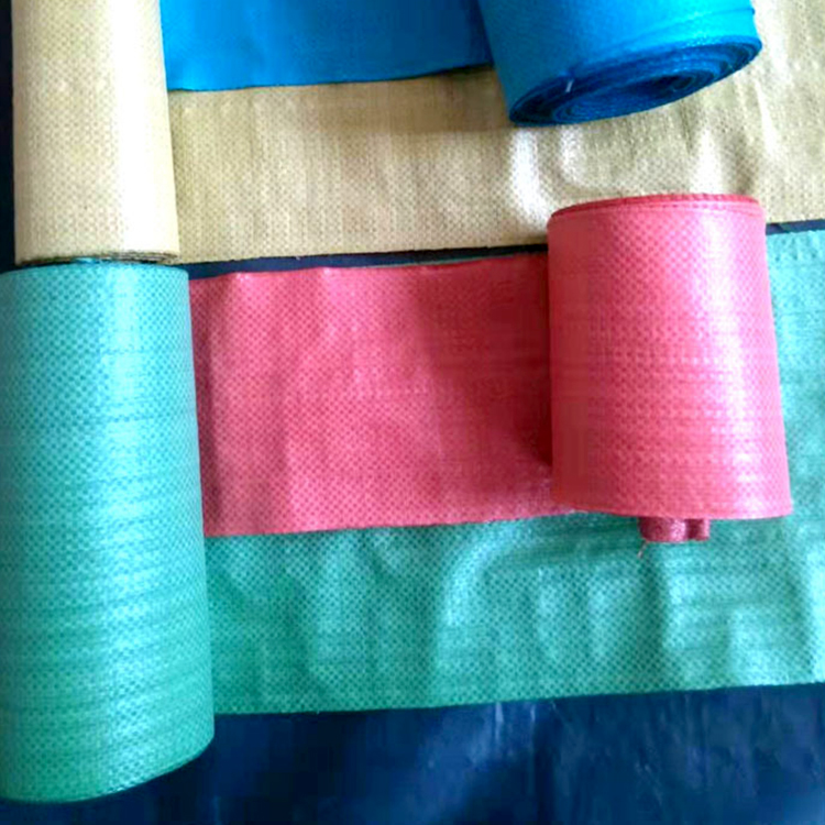 Shunxing Transparent HDPE PP Woven Rice Tubular Bag Roll