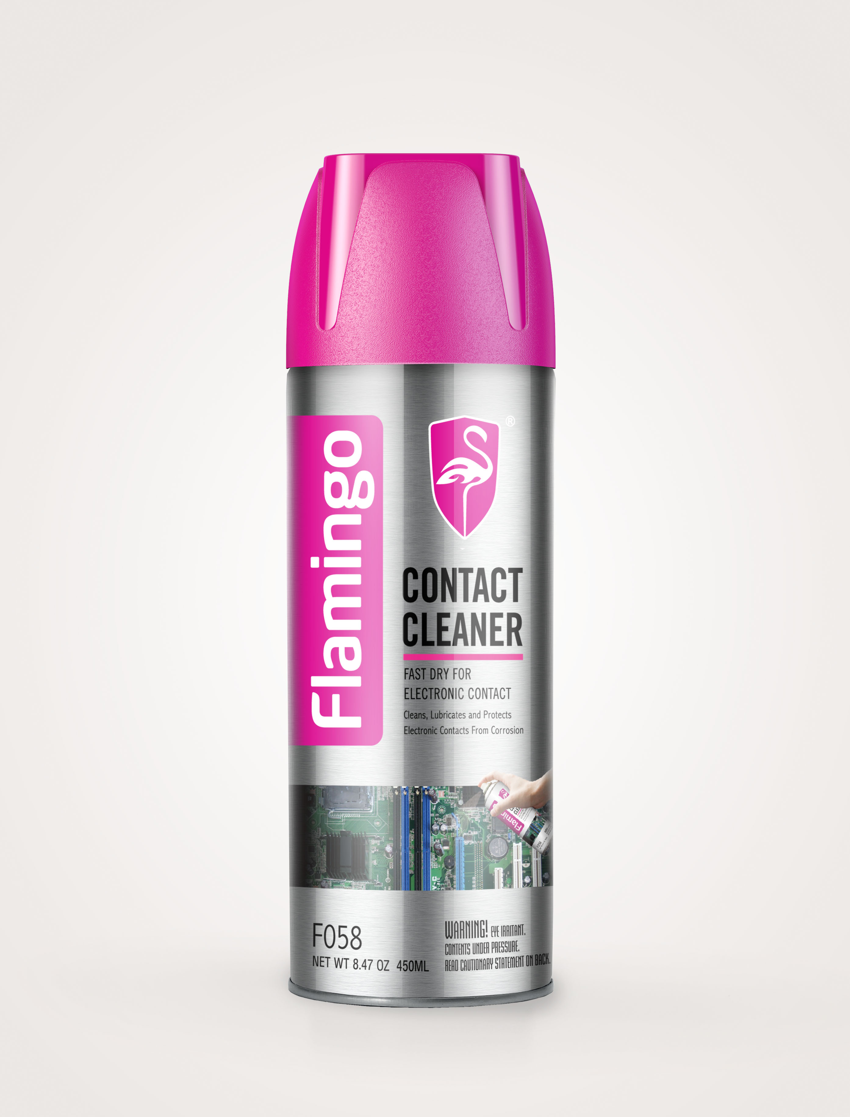 Flamingo Contact Cleaner with Protective Polishing Wax