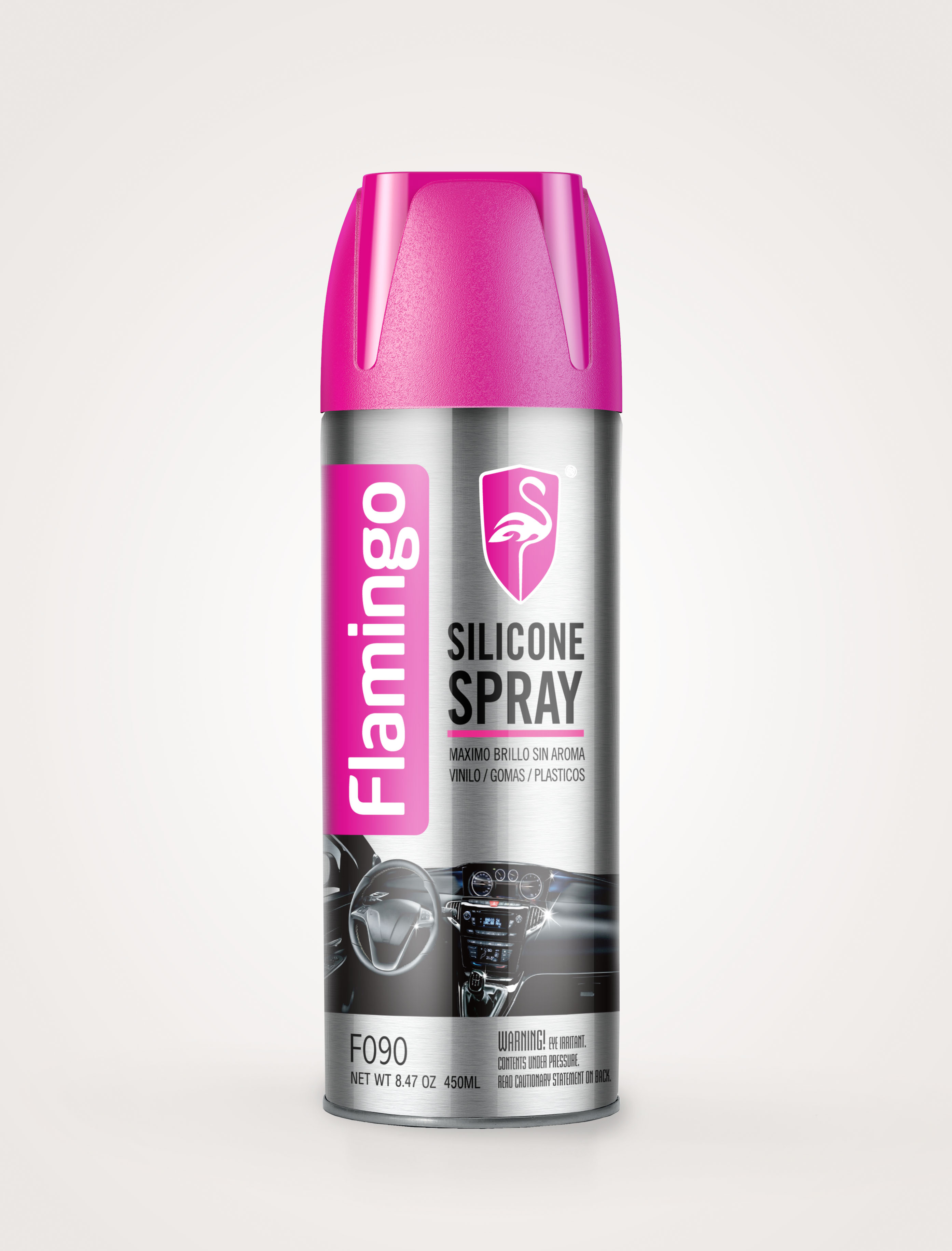 Flamingo Silicone Spray for Vehicles and Household Use