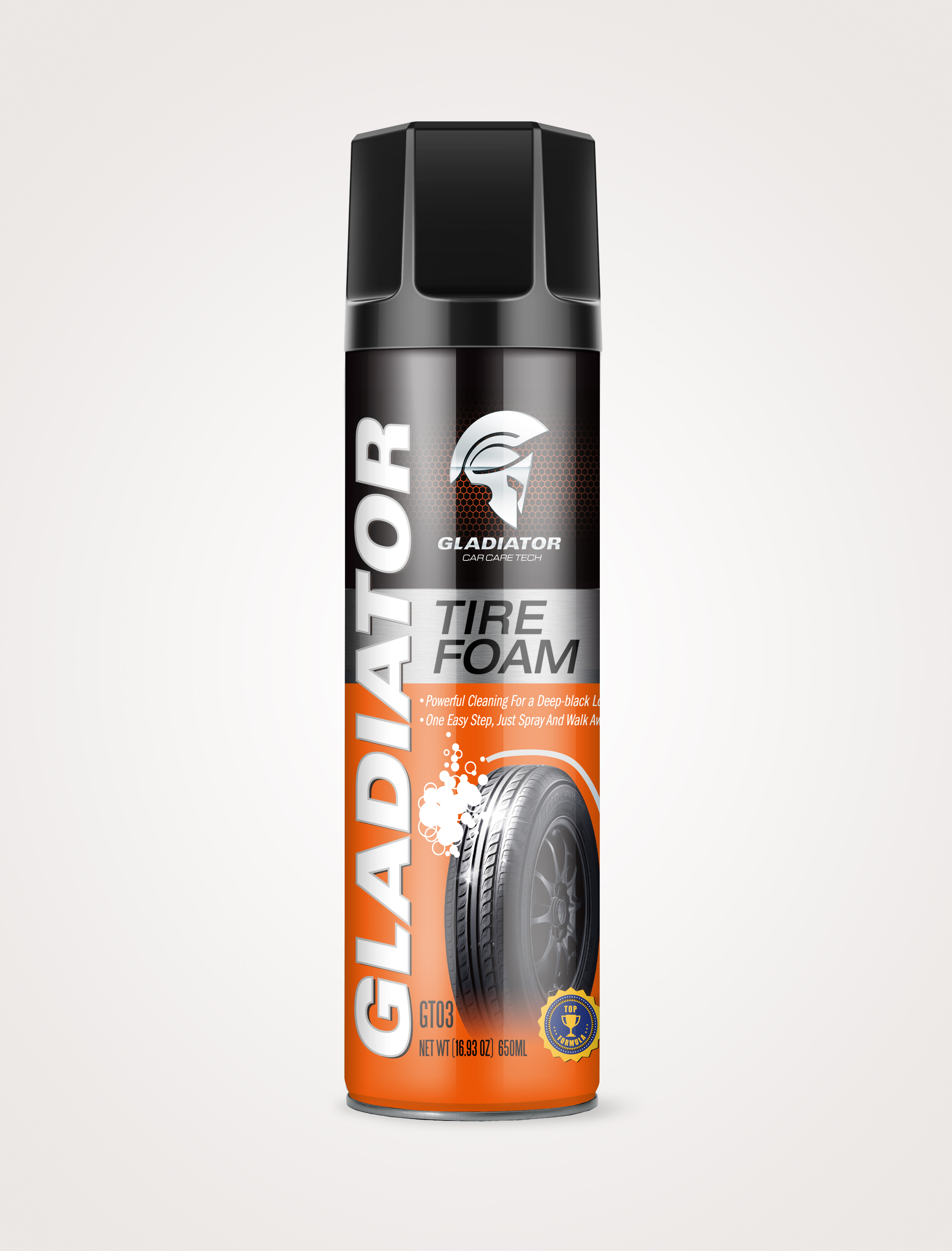 One-Step Tire Foam Cleaner, Shine, and Protectant