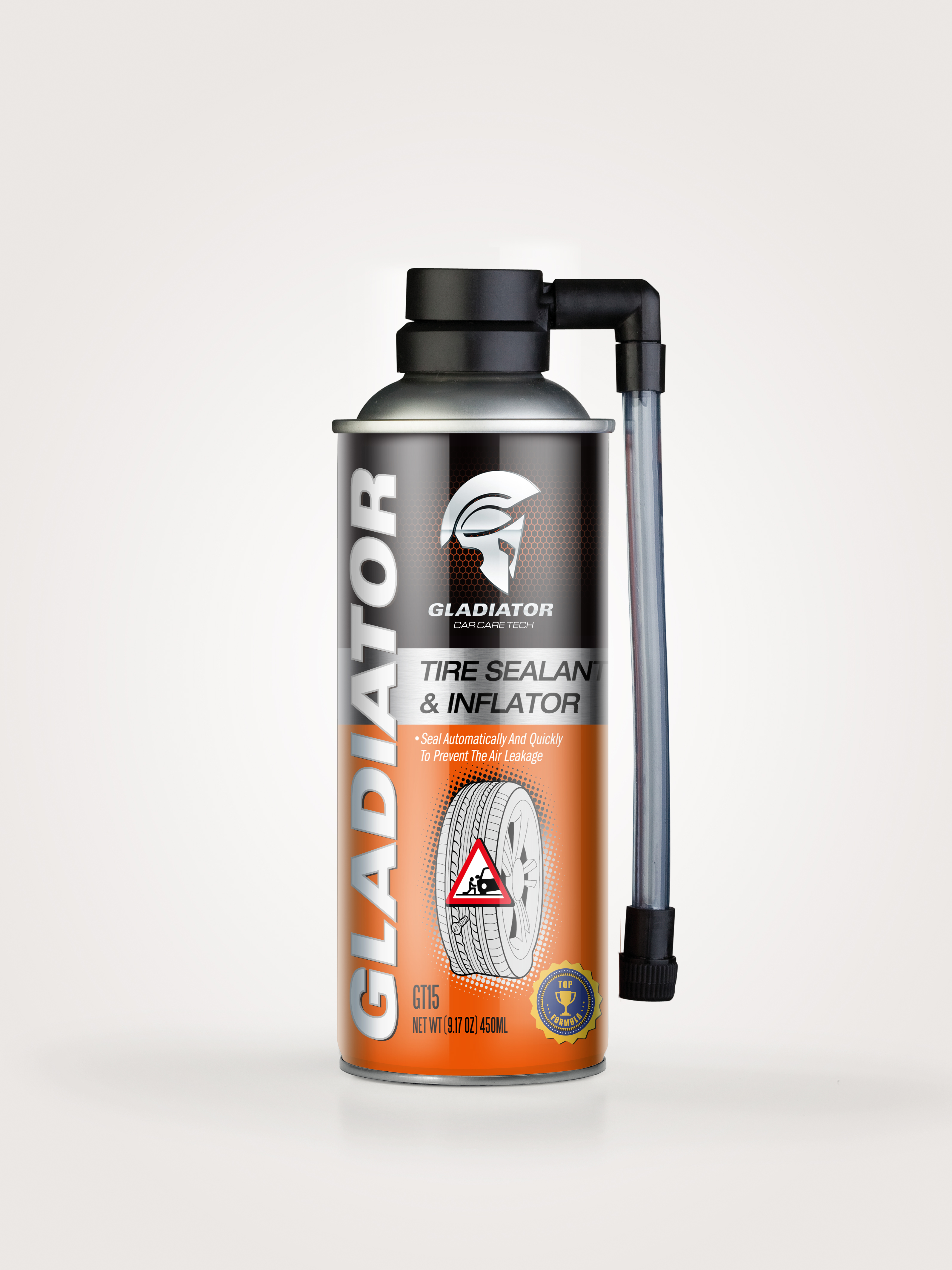 Emergency Tire Sealant and Inflator for Tubeless Tires