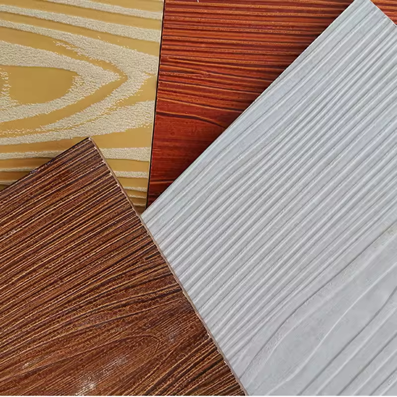 Compressed Wood Grain Fiber Cement Siding Panel