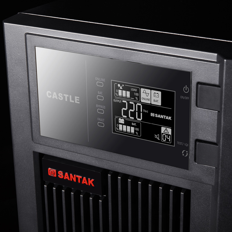 Santak Online UPS, 10kVA/9kW, Single Phase