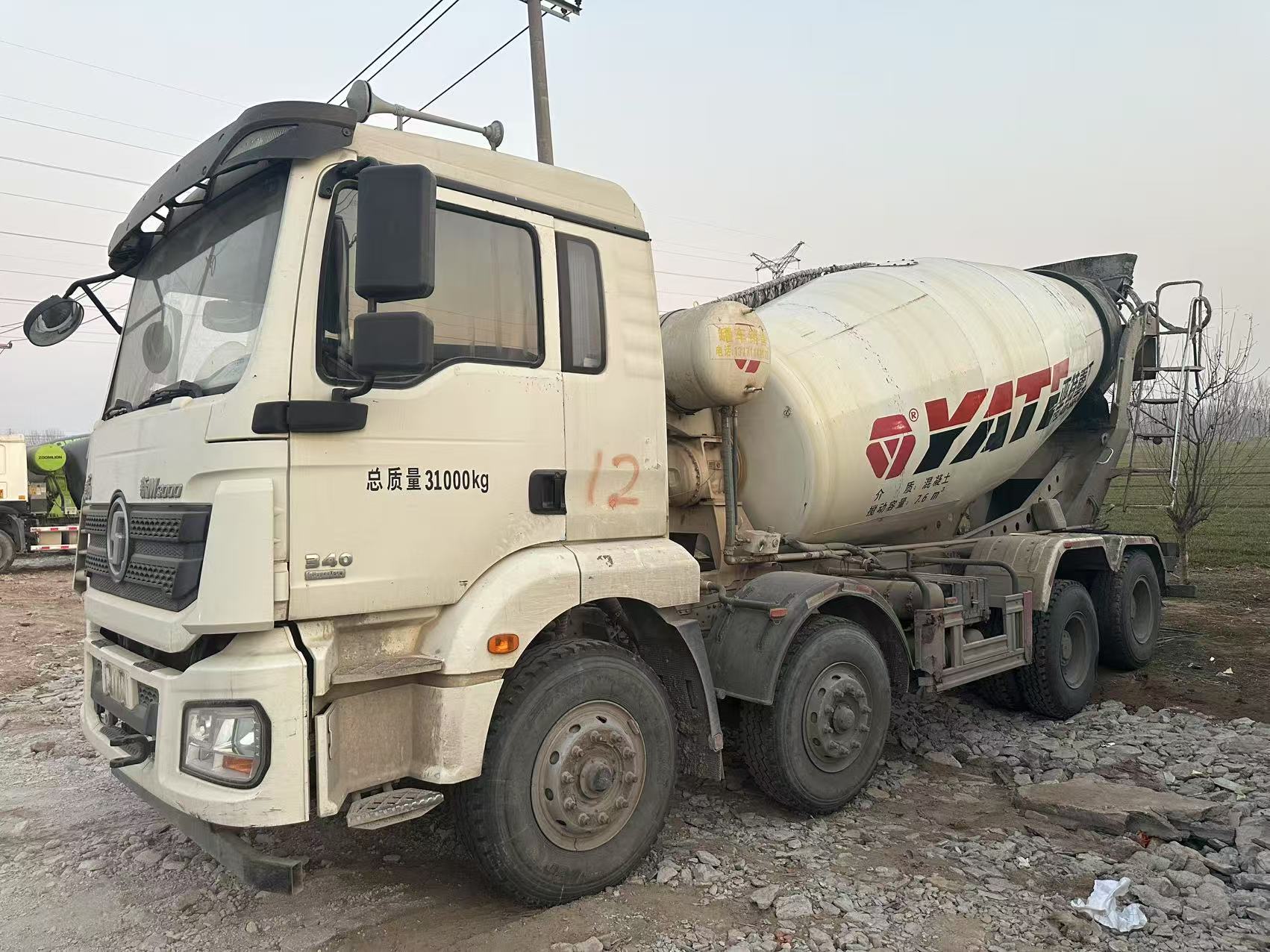 12cbm Light Duty Cement Mixer Truck