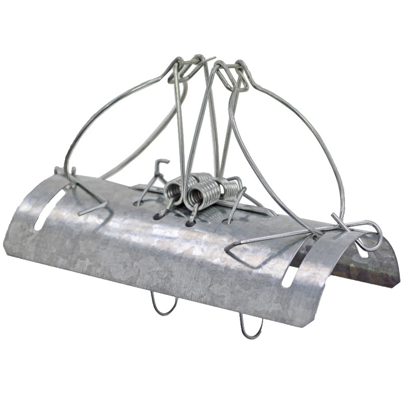 Galvanized Steel Choker Loop Mole Traps - Lot of 2