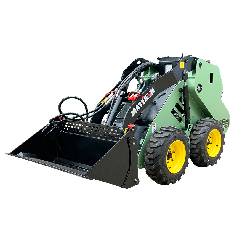 Small tire type construction engineering loader