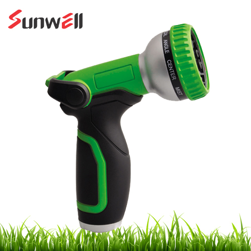 Plastic Thumb Control Multi-Pattern Spray Nozzle