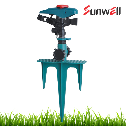 Plastic Impulse Sprinkler with Step Spike