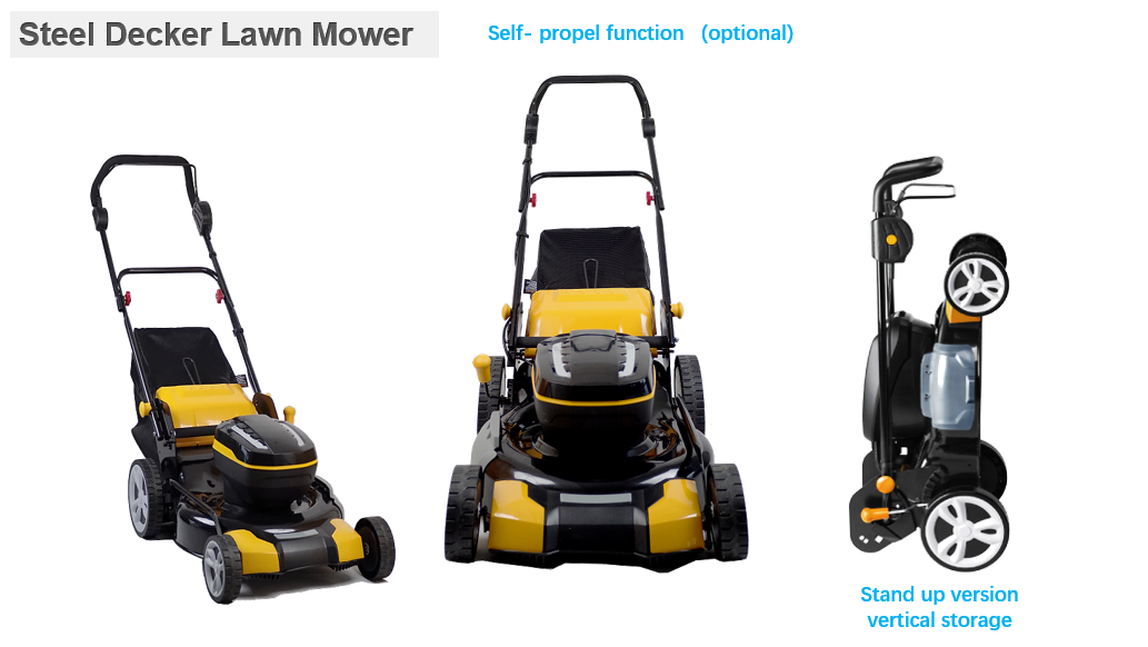 40V Steel Deck Lawn Mower