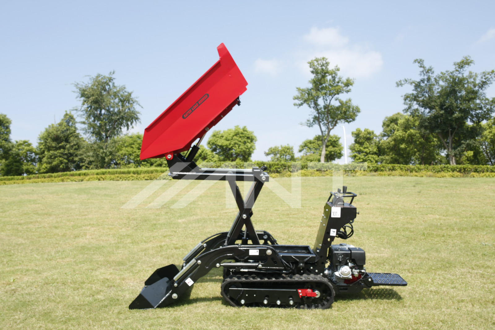 800kg Self-Unloading Power Barrow with Track Mounting