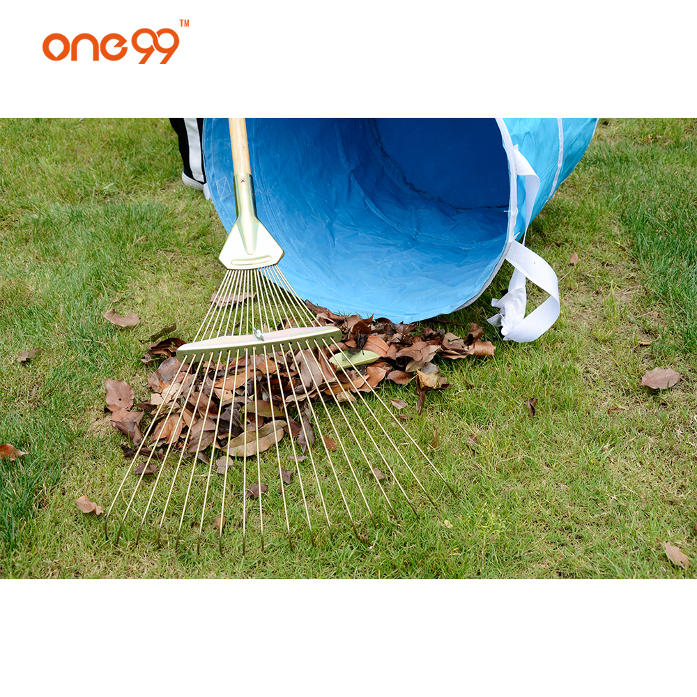 Adjustable Retractable Garden Rake with 18 Teeth