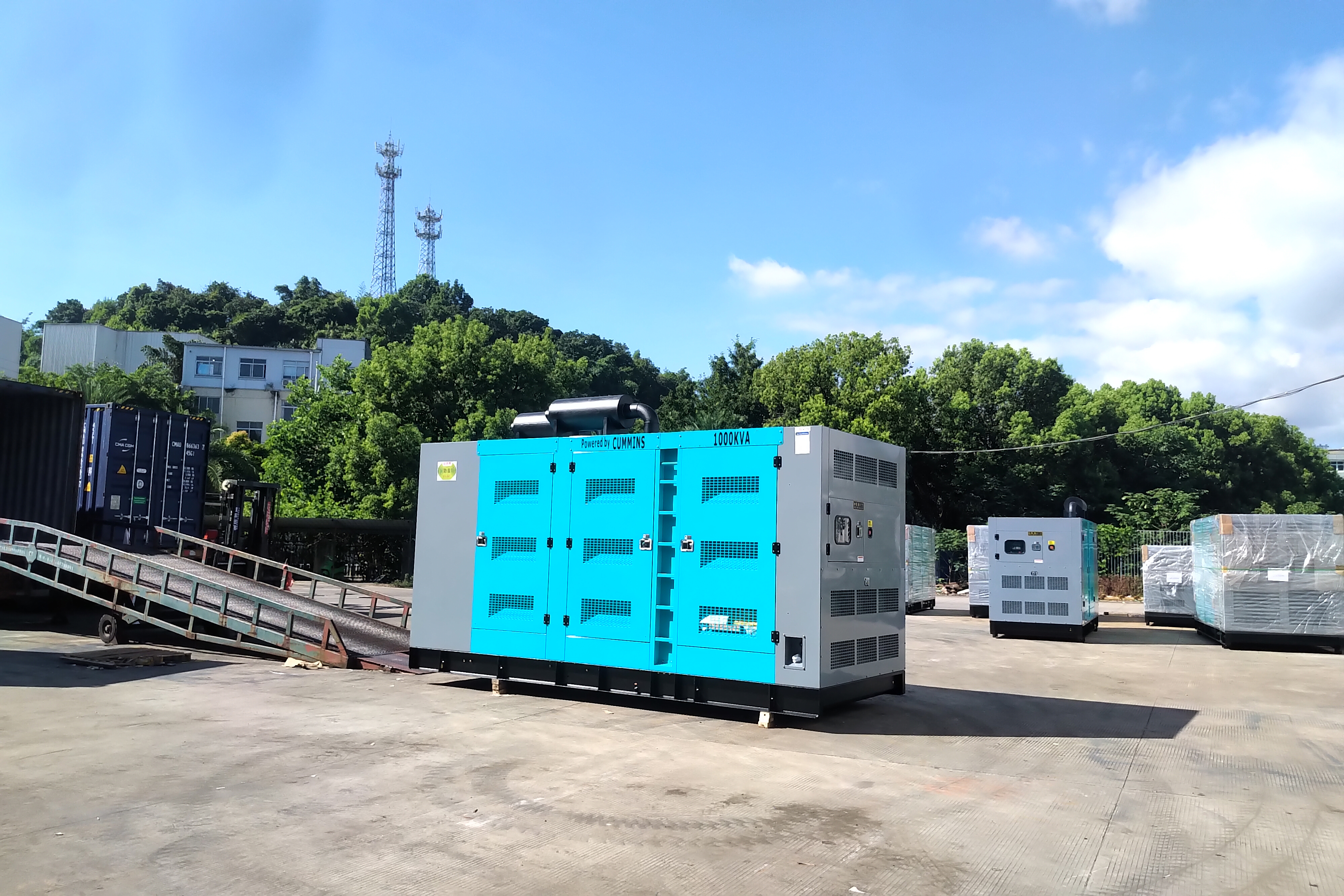 1000kVA Silent Diesel Generator Set with Cummins Engine